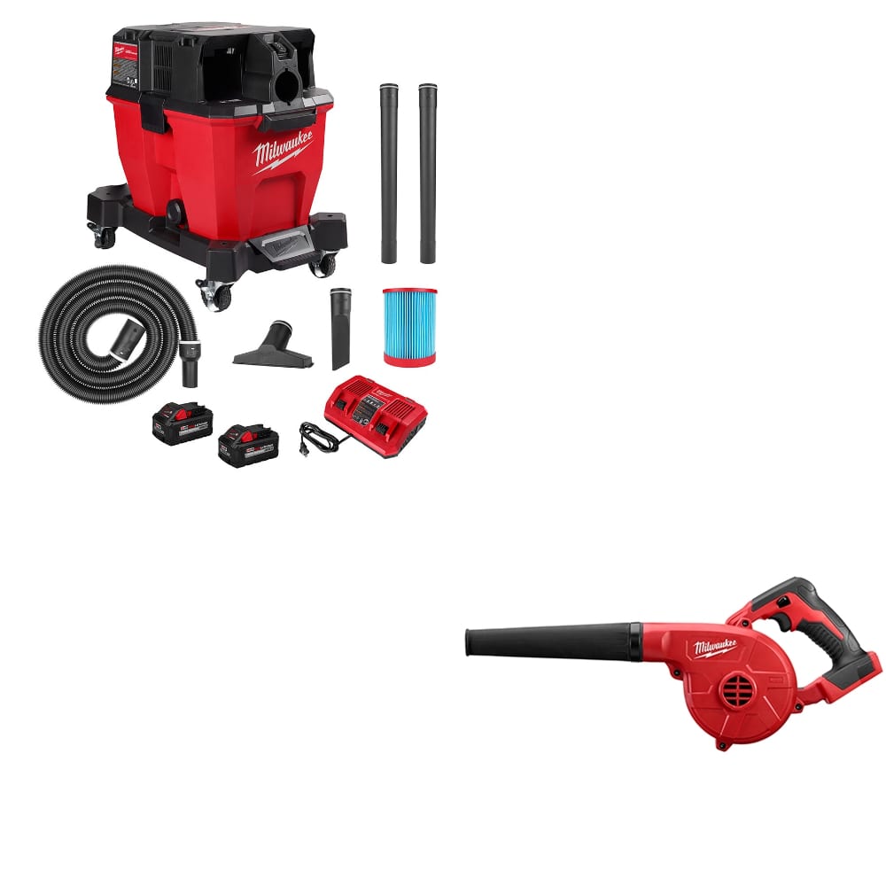 Milwaukee 0920-22HD M18 FUEL 9-Gal Wet/Dry Vacuum Kit W/ FREE 0884-20 M18 Blower