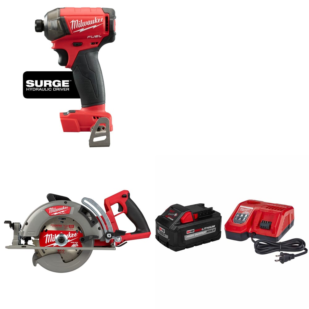 Milwaukee 2760-20 M18 FUEL Hex Driver W/ 2830-20 Circ Saw & FREE Starter Kit