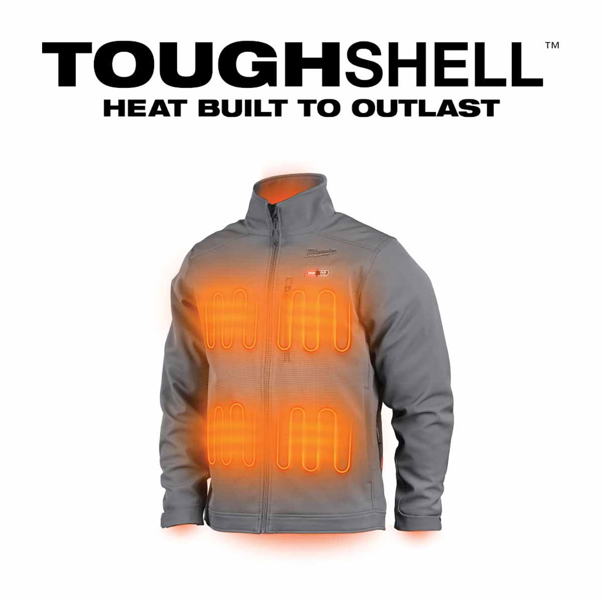 Milwaukee 204G-21 M12 Heated TOUGHSHELL™ Jacket Kit, Gray