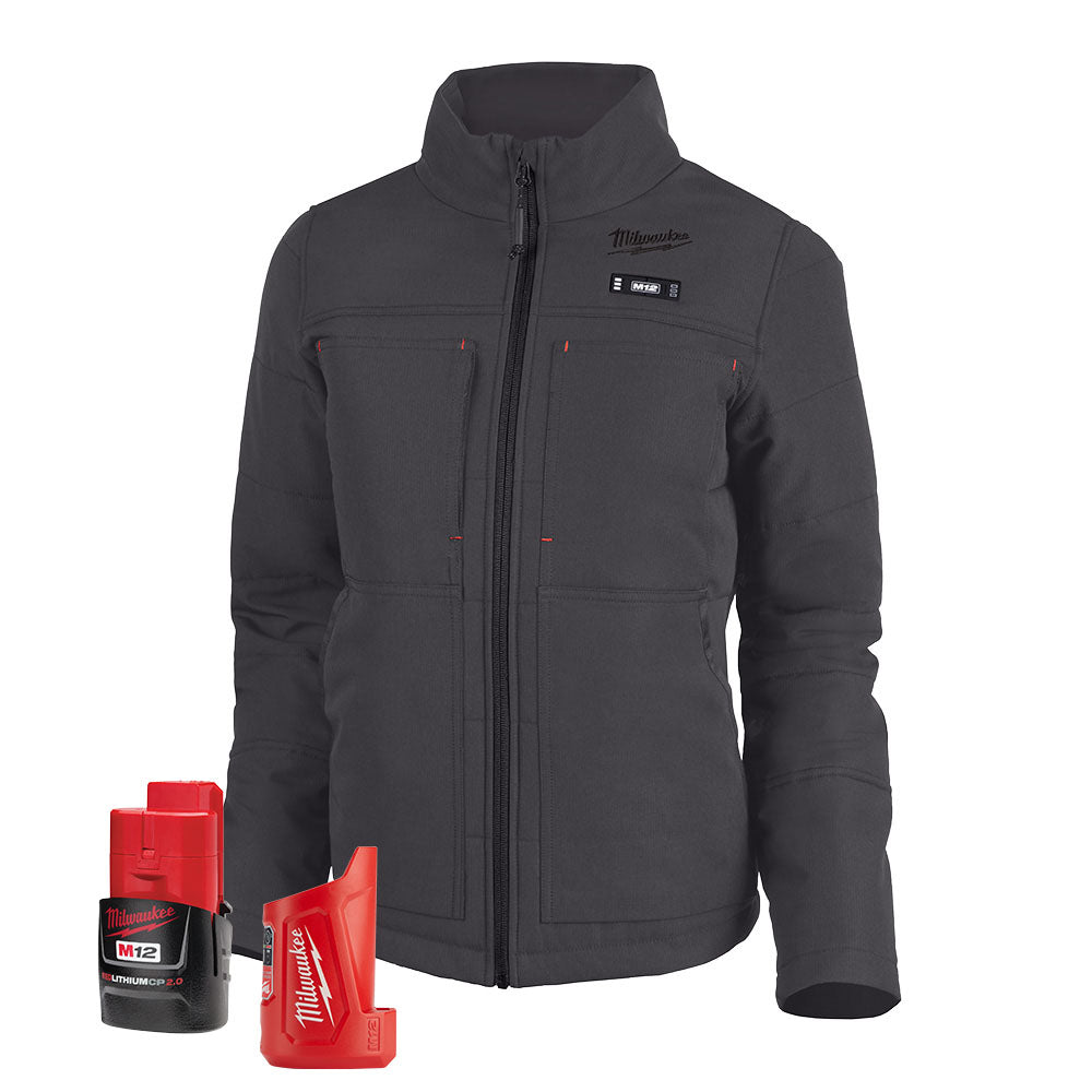 Milwaukee 234G-21 M12 Womens Heated AXIS Jacket Kit Gray