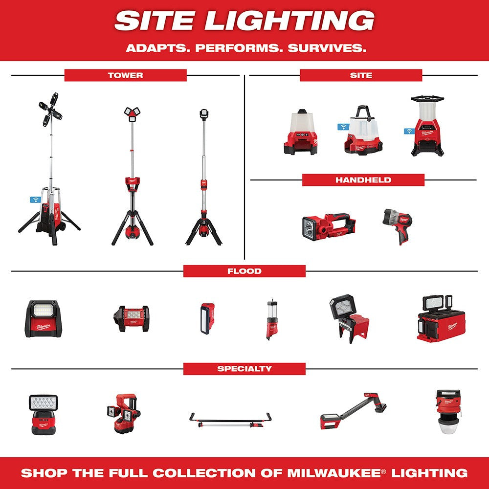 Milwaukee 2366-20 M18 ROVER Dual Power Flood Light, Bare Tool