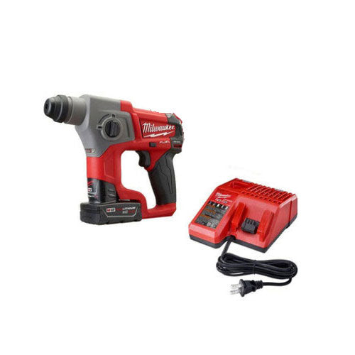 Milwaukee 2416-21XC M12 FUEL 5/8 SDS Plus Rotary Hammer Kit with 1 Battery