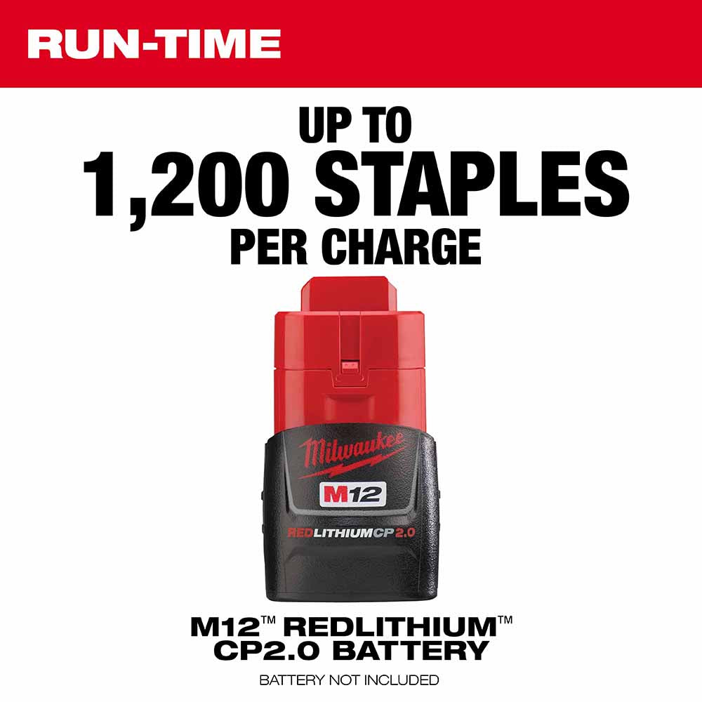 Milwaukee 2448-20 M12 Cable Stapler, Bare Tool