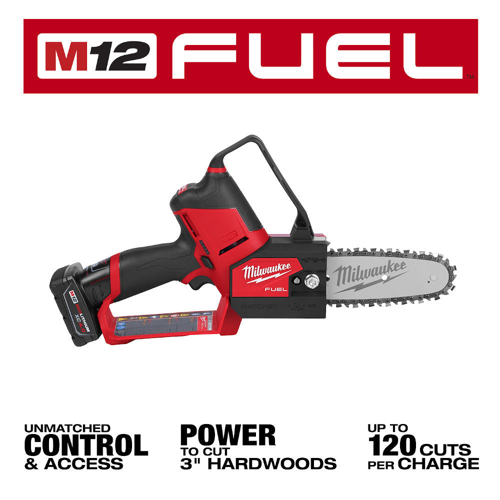 Milwaukee 2527-21 M12 FUEL™ HATCHET™ 6 Pruning Saw Kit