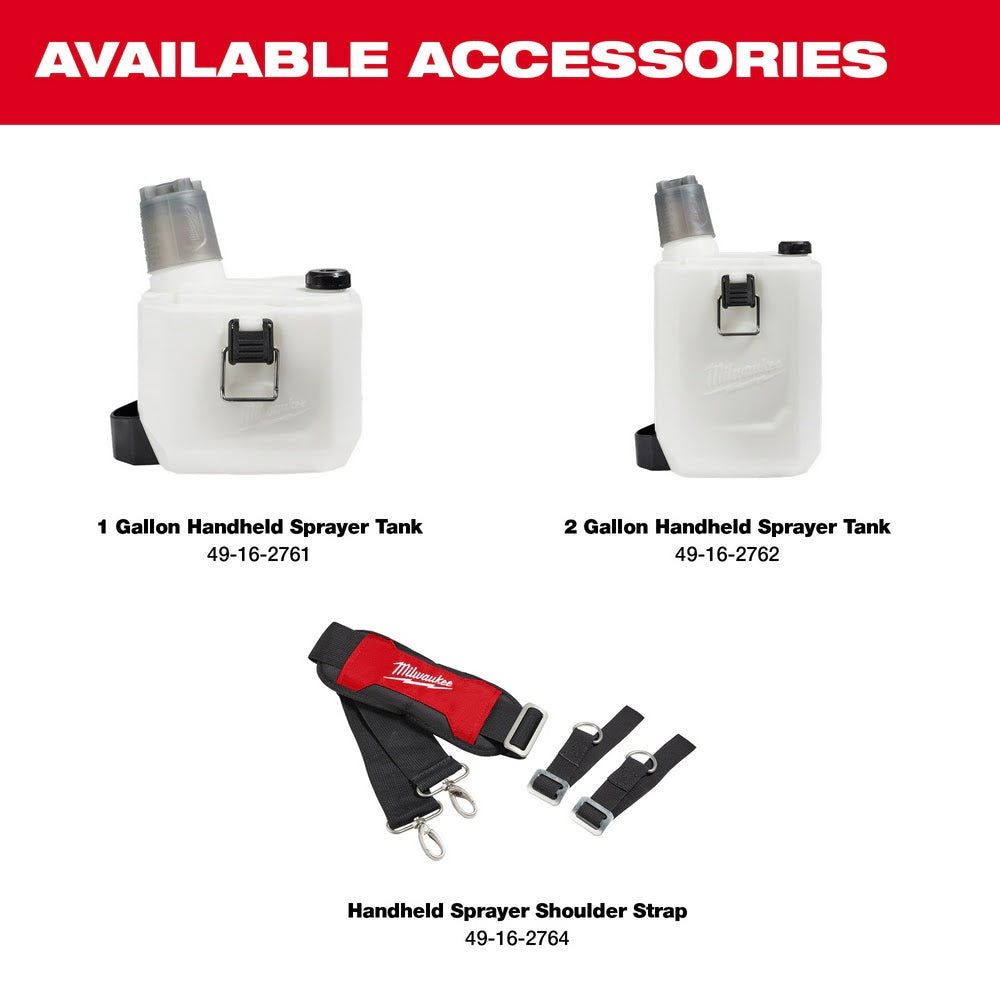 Milwaukee 2528-21G2 M12 2 Gallon Handheld Sprayer Kit