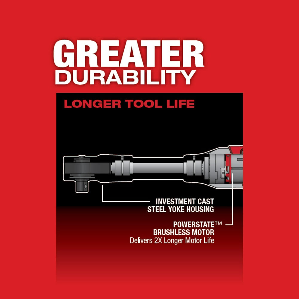 Milwaukee 2560-21 M12 FUEL 3/8 Extended Reach Ratchet 1 Battery Kit