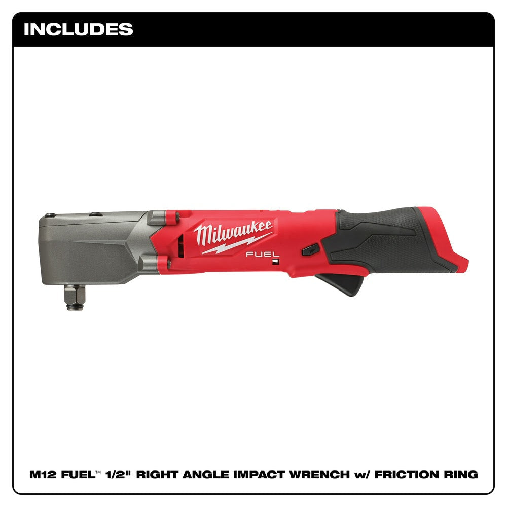 Milwaukee 2565-20 M12 FUEL  1/2 Right Angle Impact Wrench, Bare Tool