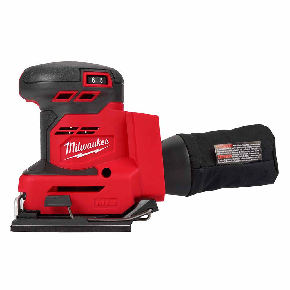 Milwaukee 2649-20 M18 Orbital 1/4 Sheet Sander, Bare