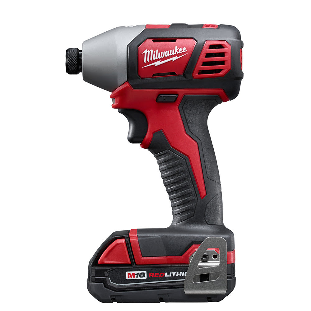 Milwaukee 2656-22CT M18 Cordless 1/4 Hex Impact Driver Tool Kit