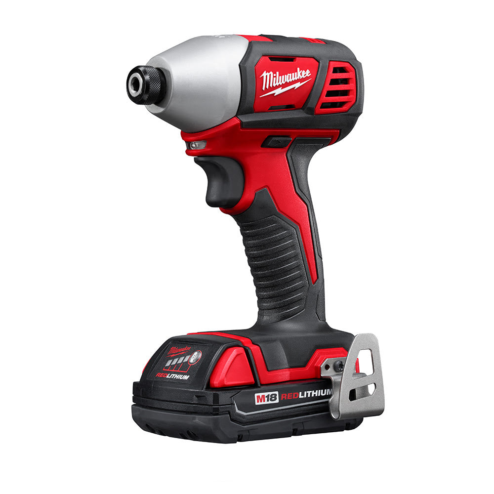 Milwaukee 2656-22CT M18 Cordless 1/4 Hex Impact Driver Tool Kit