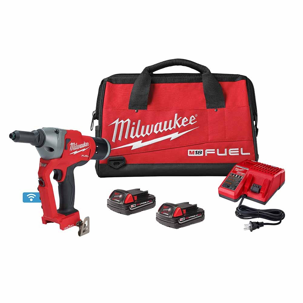 Milwaukee 2660-22CT M18 FUEL™ 1/4 Blind Rivet Tool w/ ONE-KEY™ Kit