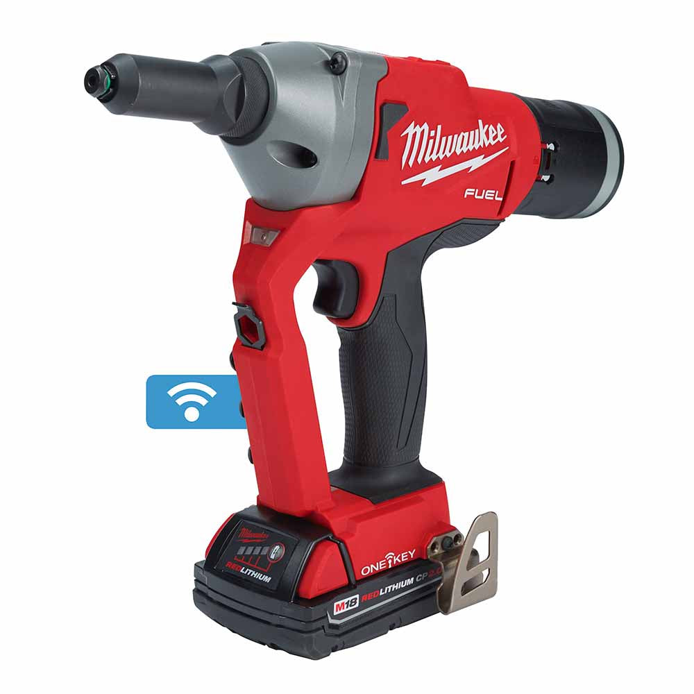 Milwaukee 2660-22CT M18 FUEL™ 1/4 Blind Rivet Tool w/ ONE-KEY™ Kit