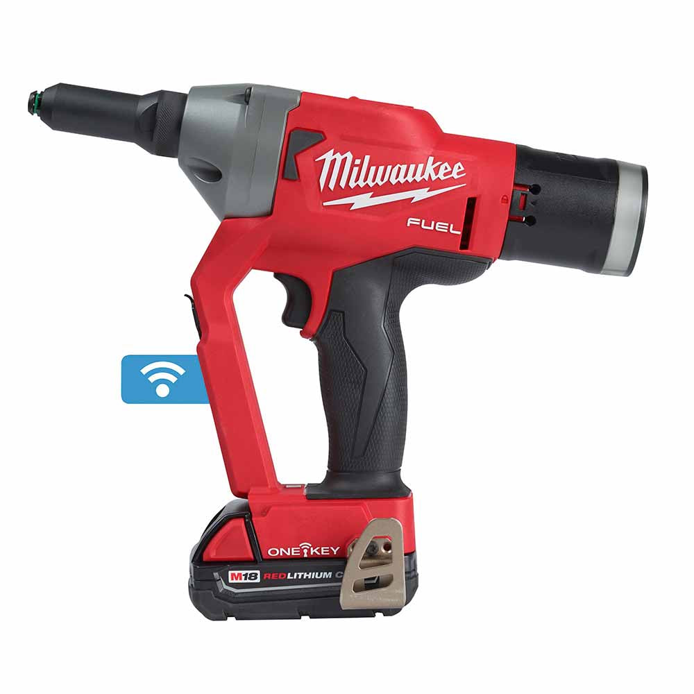 Milwaukee 2660-22CT M18 FUEL™ 1/4 Blind Rivet Tool w/ ONE-KEY™ Kit