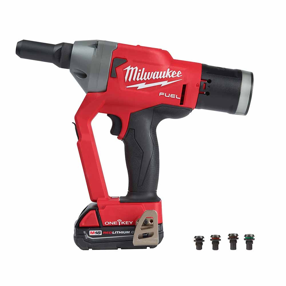 Milwaukee 2660-22CT M18 FUEL™ 1/4 Blind Rivet Tool w/ ONE-KEY™ Kit