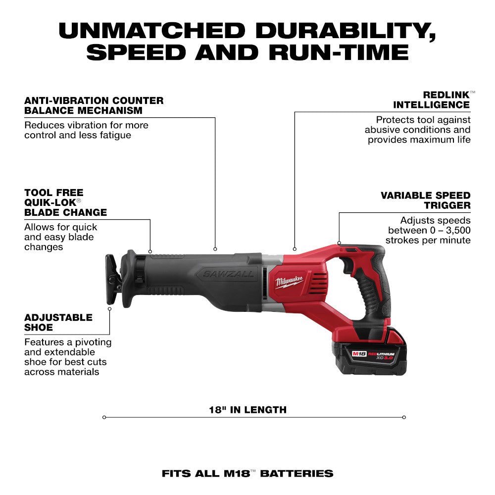 Milwaukee 2696-26 M18™ 6 - Tool Combo Kit