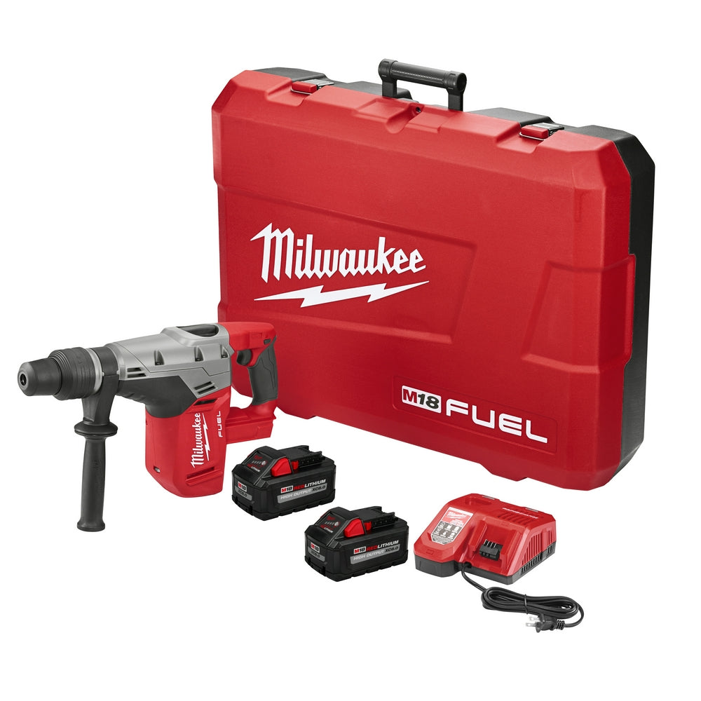 Milwaukee 2717-22HD M18 FUEL 1-9/16 SDS Max Rotary Hammer Kit with 2 Batteries