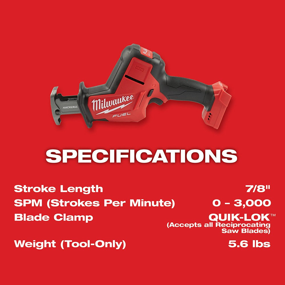 Milwaukee 2719-21 M18 FUEL Hackzall Kit