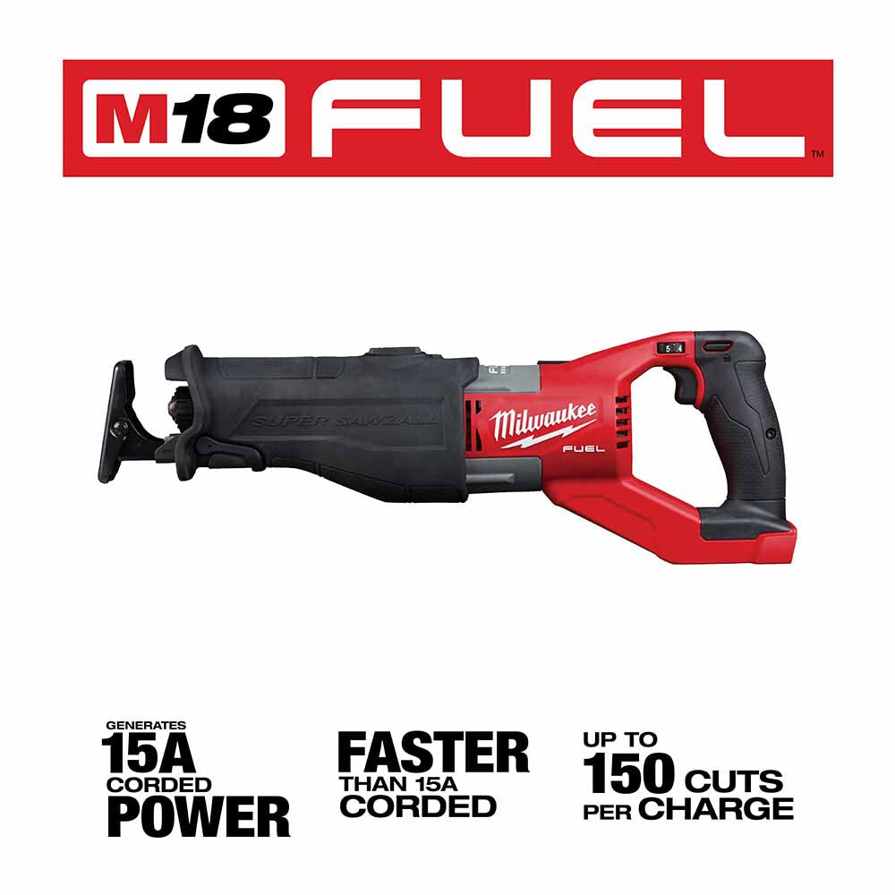 Milwaukee 2722-20 M18 FUEL SUPER SAWZALL, Bare Tool