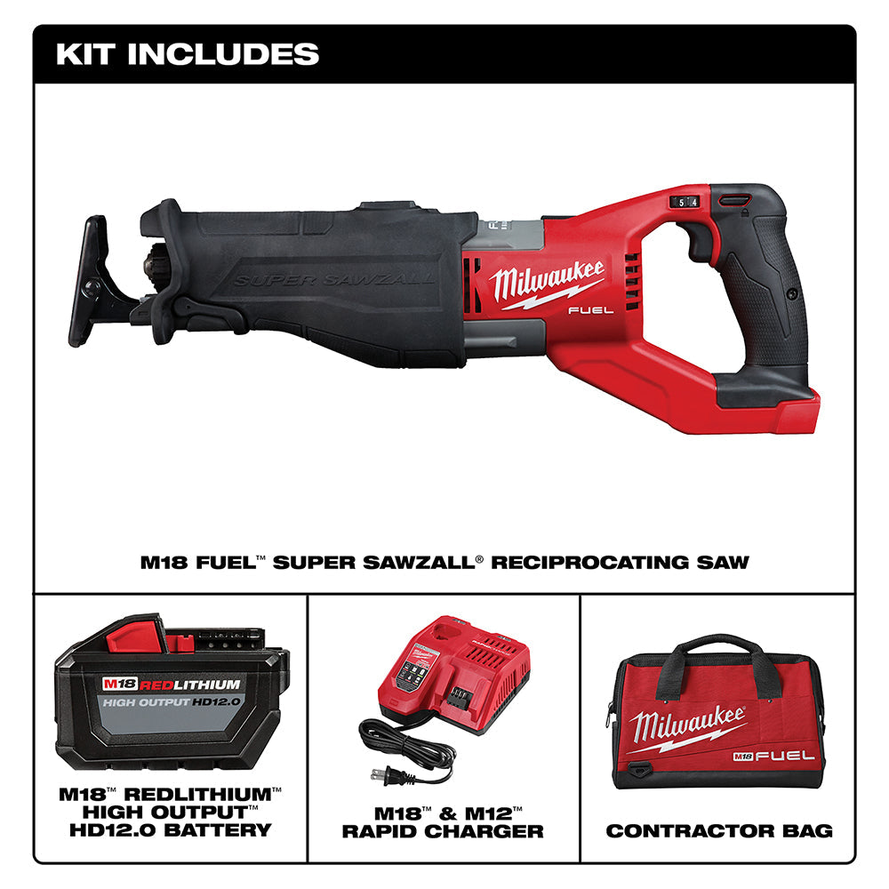 Milwaukee 2722-21HD M18 FUEL Super Sawzall Kit