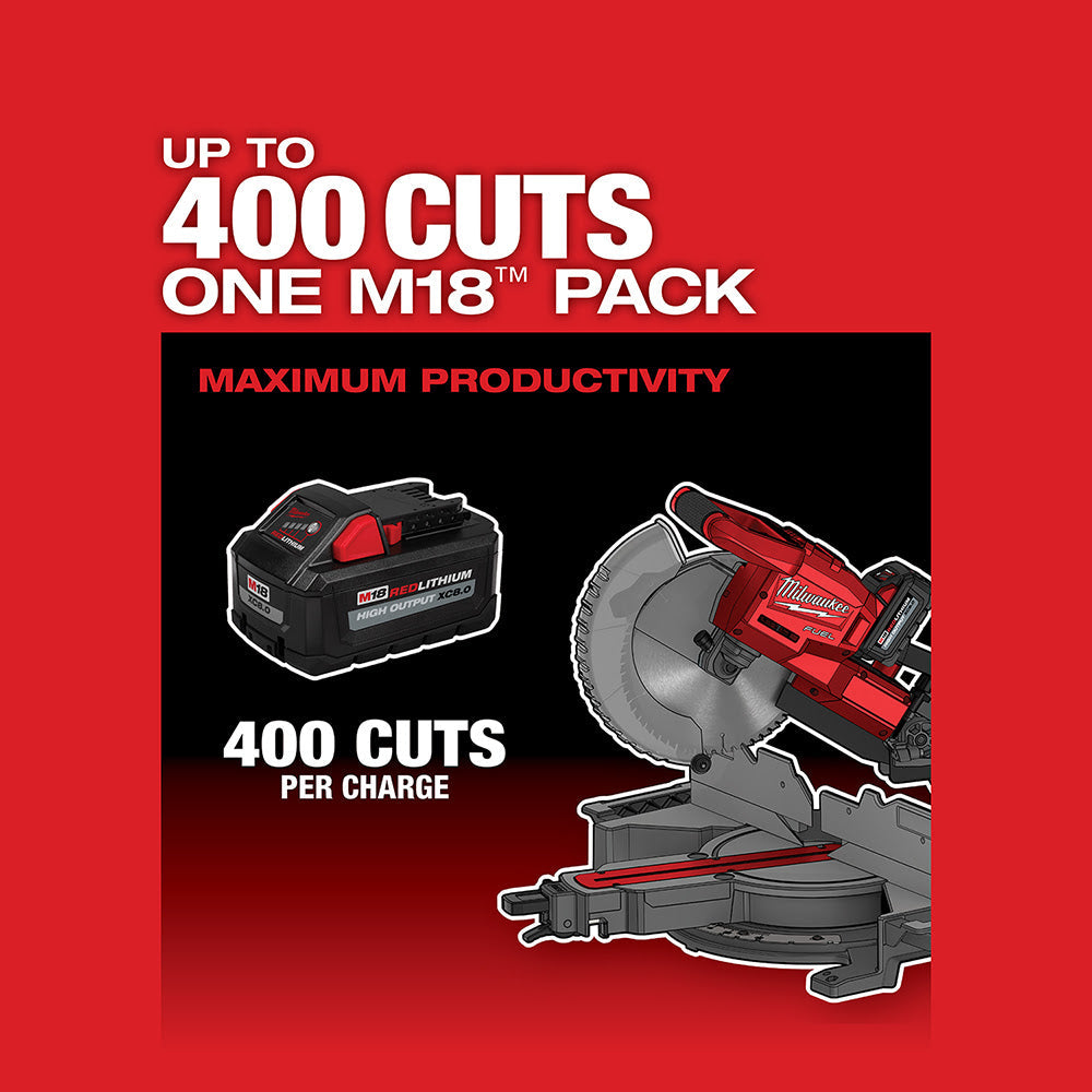 Milwaukee 2734-20 M18 FUEL Dual Bevel Sliding Compound Miter Saw Bare Tool