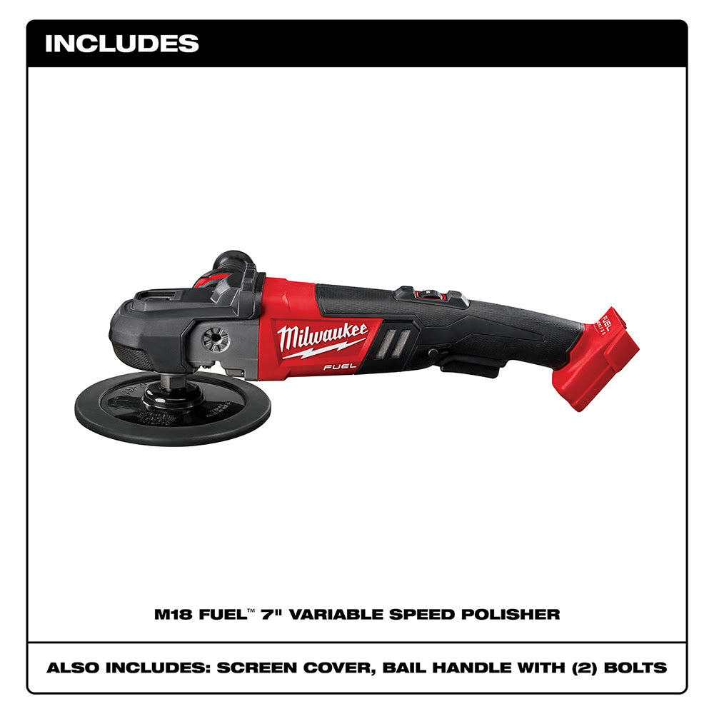 Milwaukee 2738-20 M18 FUEL 7 Variable Speed Polisher, Bare Tool