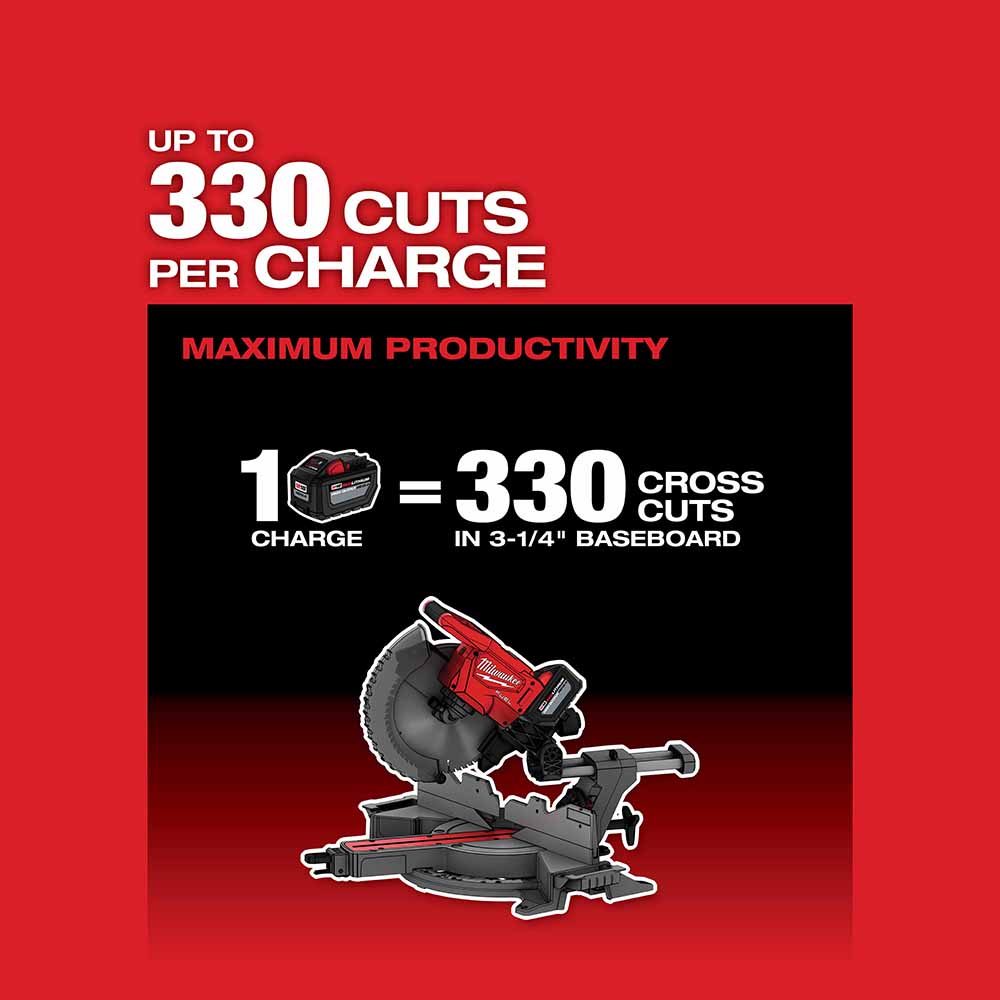 Milwaukee 2739-20 M18 FUEL 12 Dual Bevel Sliding Compound Miter Saw - Bare Tool