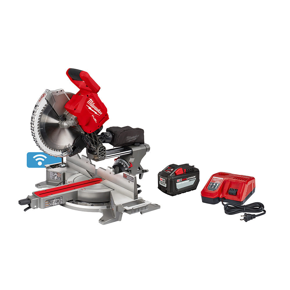 Milwaukee 2739-21HD M18 FUEL 12 Dual Bevel Sliding Compound Miter Saw - Kit