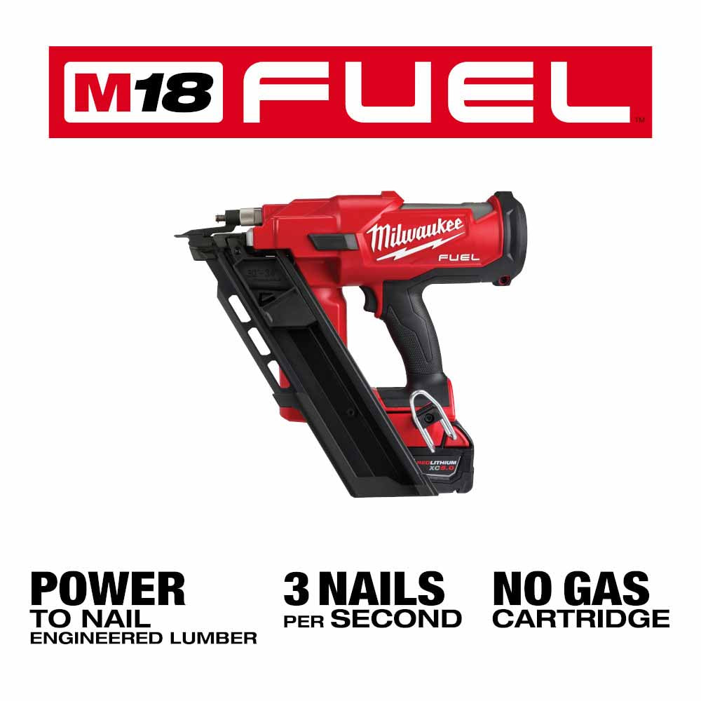 Milwaukee  2745-21 M18 FUEL™ 30 Degree Framing Nailer Kit