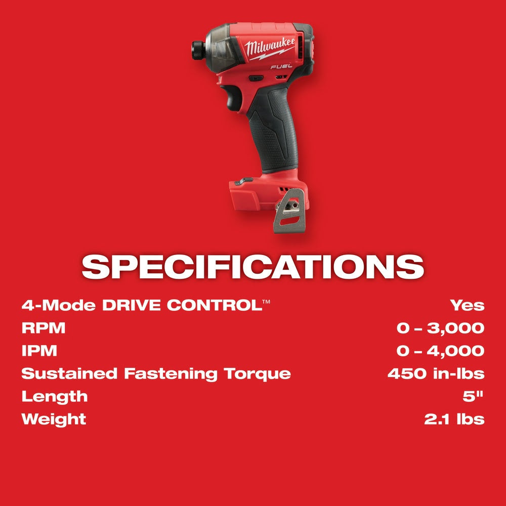 Milwaukee 2760-20 M18 FUEL SURGE 1/4 Hex Hydraulic Driver Bare Tool