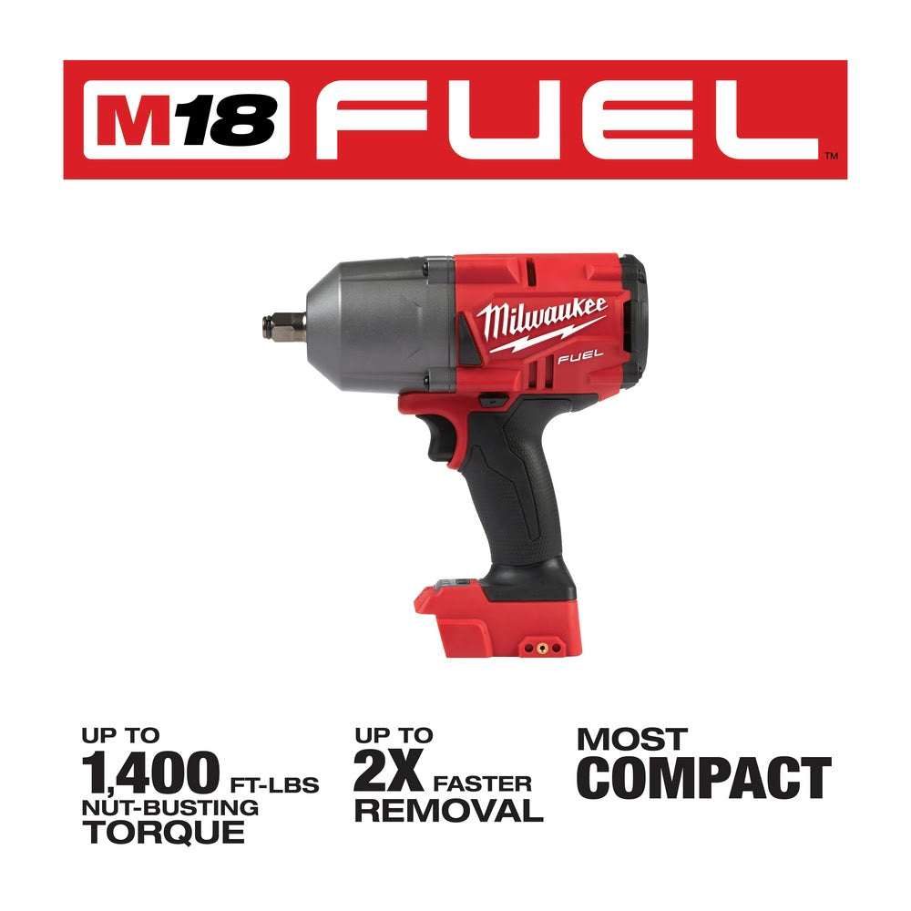 Milwaukee 2767-20 M18 FUEL 1/2 High Torque Impact Wrench w/ Friction Ring, Bare