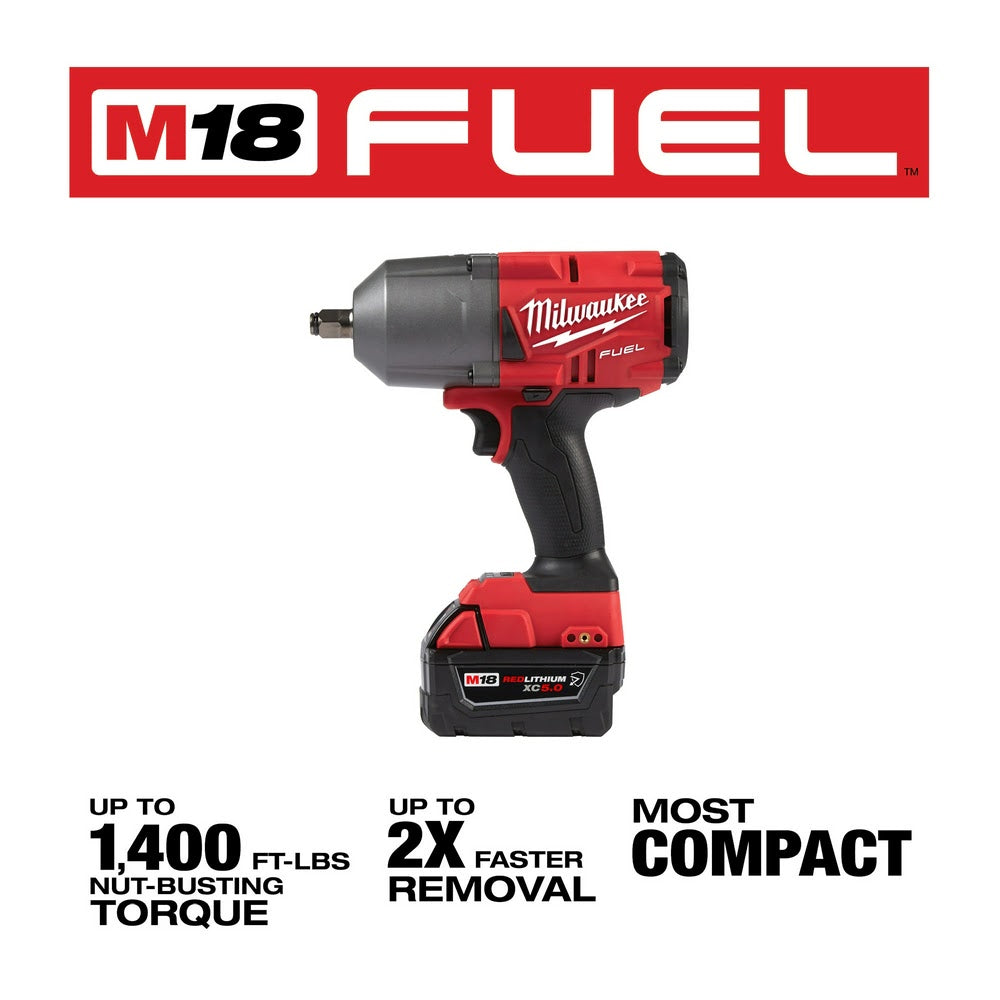 Milwaukee 2767-22R M18 FUEL High Torque 1/2 Impact Wrench with Friction Ring Kit