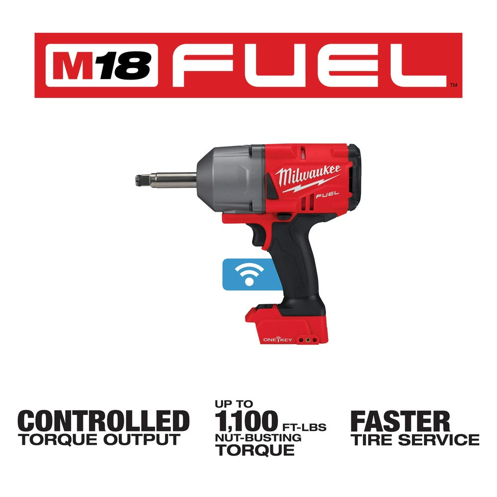 Milwaukee 2769-20 M18 FUEL 1/2 Ext. Anvil Controlled Torque Impact Wrench w/ONE-KEY Bare Tool