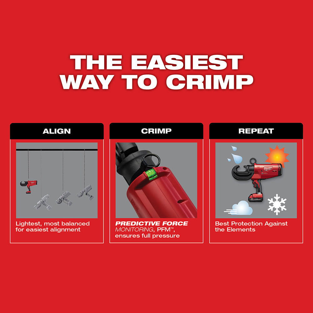 Milwaukee 2778-22 M18™ FORCELOGIC™ 12T Utility Crimper