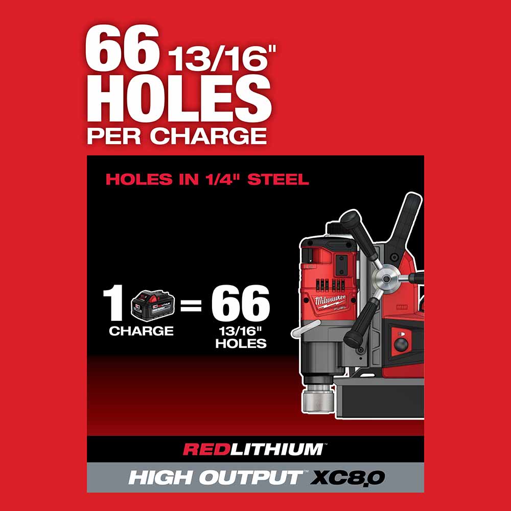 Milwaukee 2787-22HD M18 FUEL 1-1/2 Magnetic Drill High Demand Kit