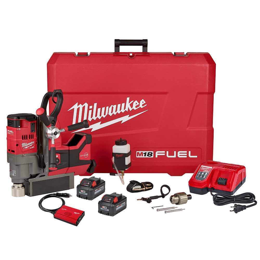 Milwaukee 2788-22HD M18 FUEL 1-1/2 Lineman Magnetic Drill HIGH DEMAND Kit