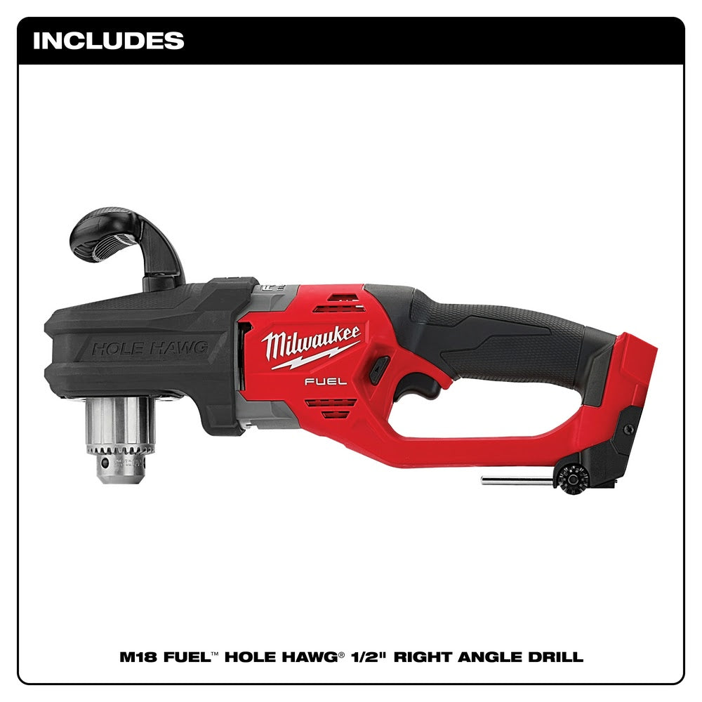 Milwaukee 2807-20 M18 FUEL Hole Hawg 1/2 Right Angle Drill - Bare Tool