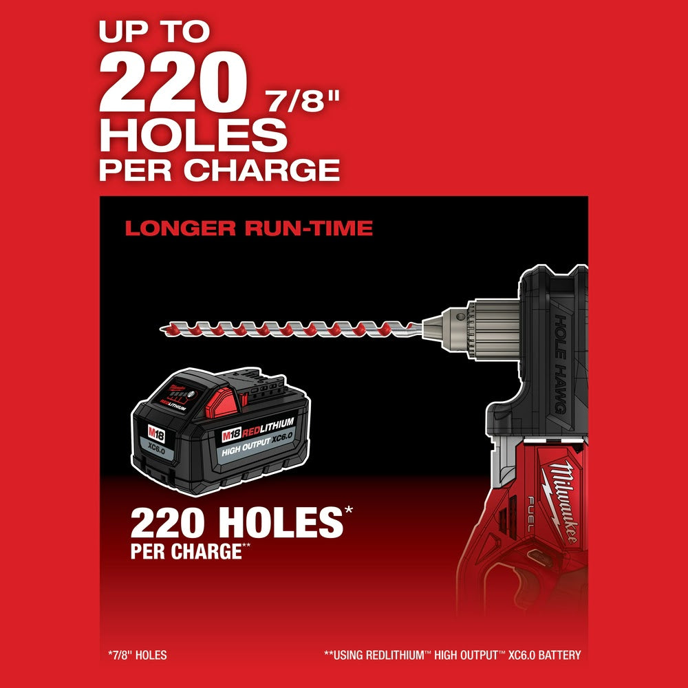 Milwaukee 2807-20 M18 FUEL Hole Hawg 1/2 Right Angle Drill - Bare Tool