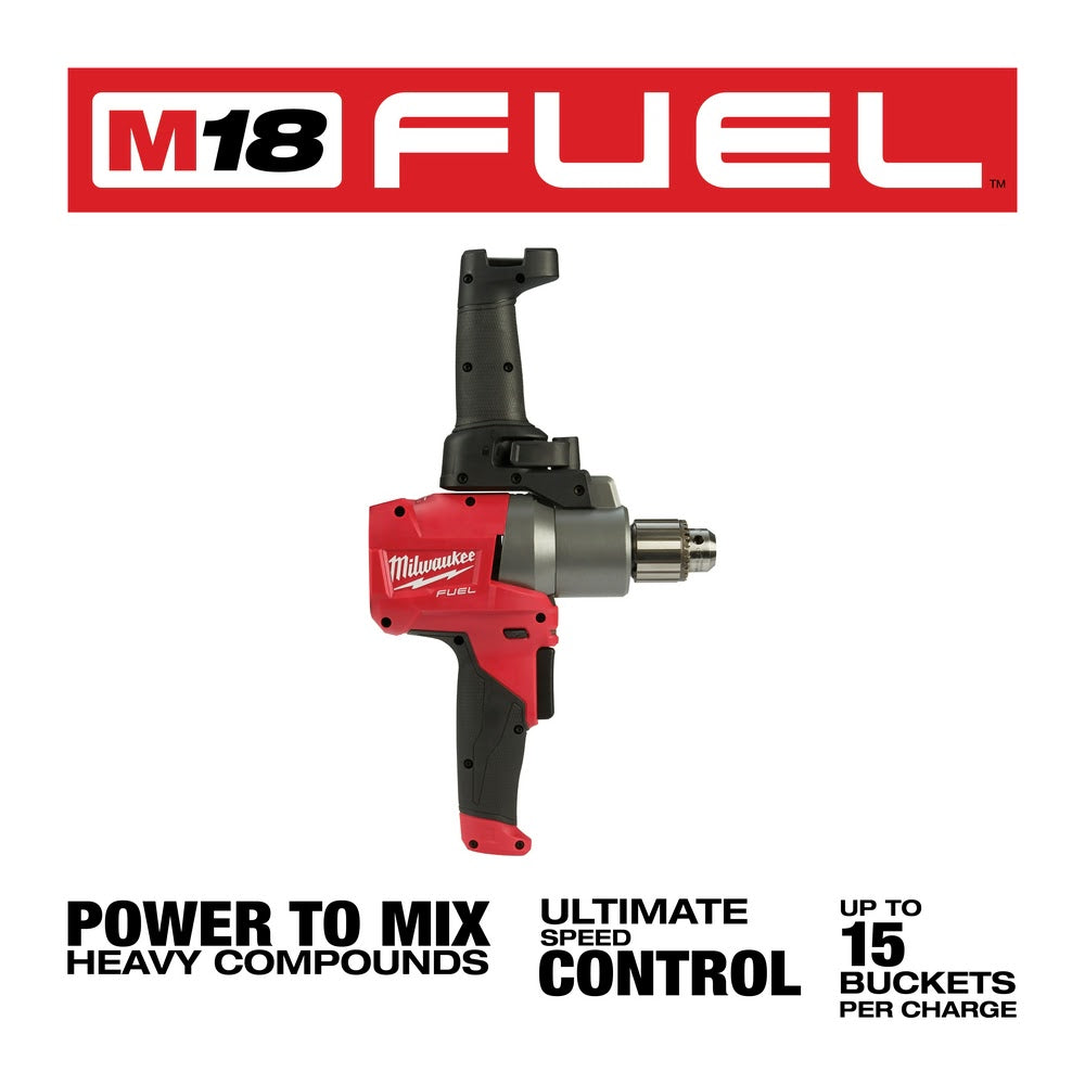 Milwaukee 2810-20 M18 FUEL Mud Mixer with 180° Handle Bare Tool