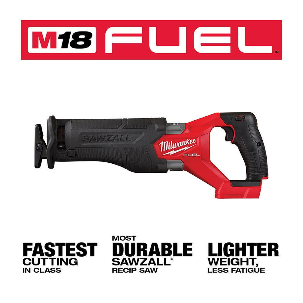 Milwaukee  2821-20 M18 FUEL™ SAWZALL® Recip Saw, Bare Tool