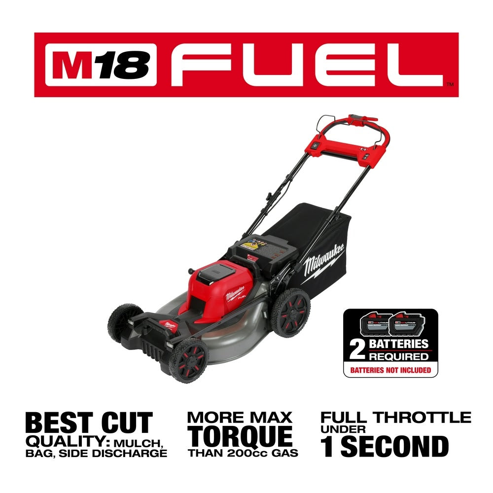 Milwaukee 2823-20 M18 FUEL 21 Self-Propelled Dual Battery Mower