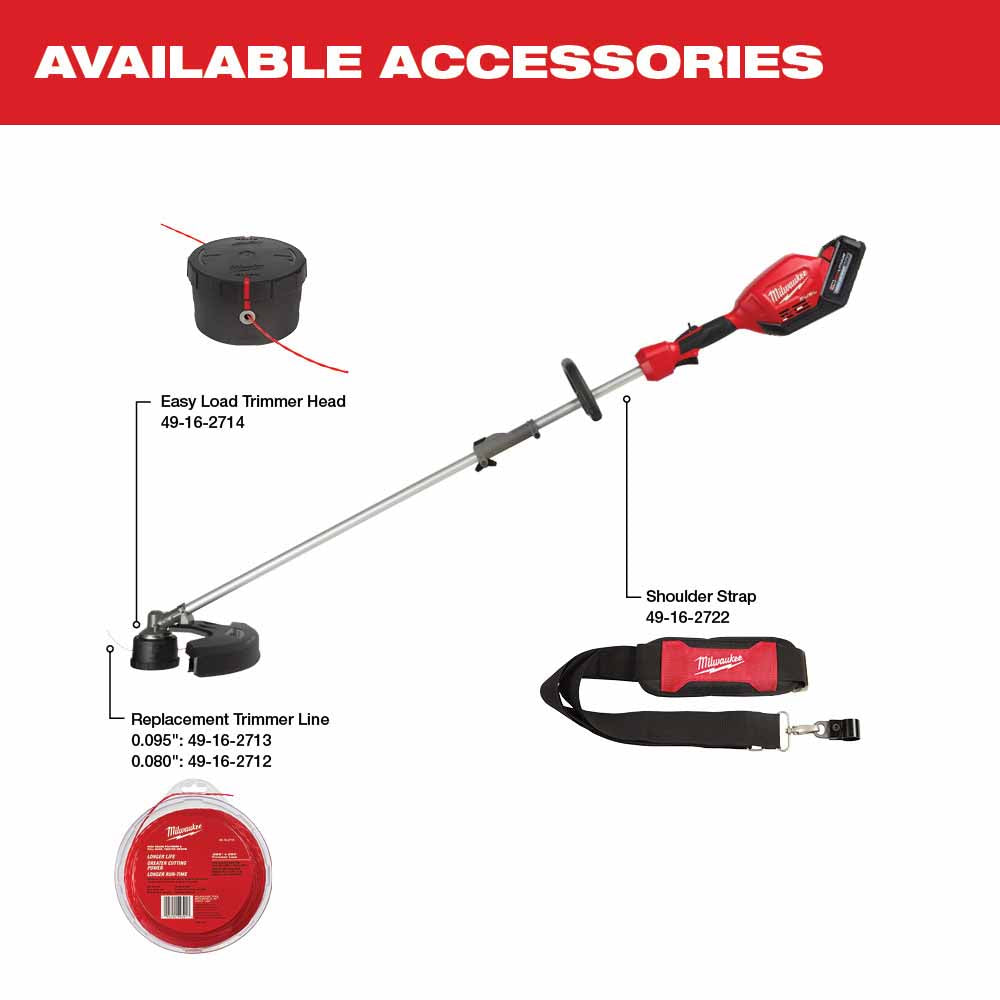 Milwaukee 2825-20ST M18 FUEL String Trimmer w/ QUIK-LOK (Tool-Only)