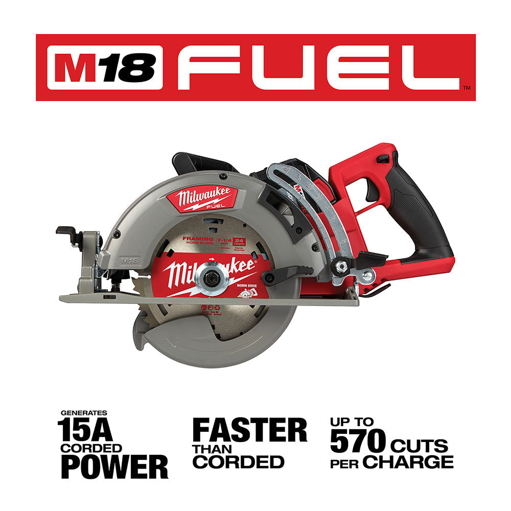 Milwaukee 2830-21HD M18 FUEL Rear Handle 7-1/4 Circular Saw Kit