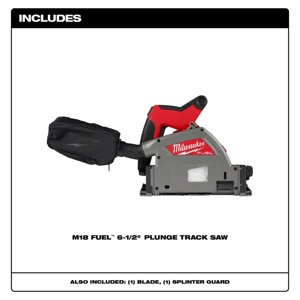 Milwaukee 2831-20 M18 FUEL 6-1/2 Plunge Track Saw