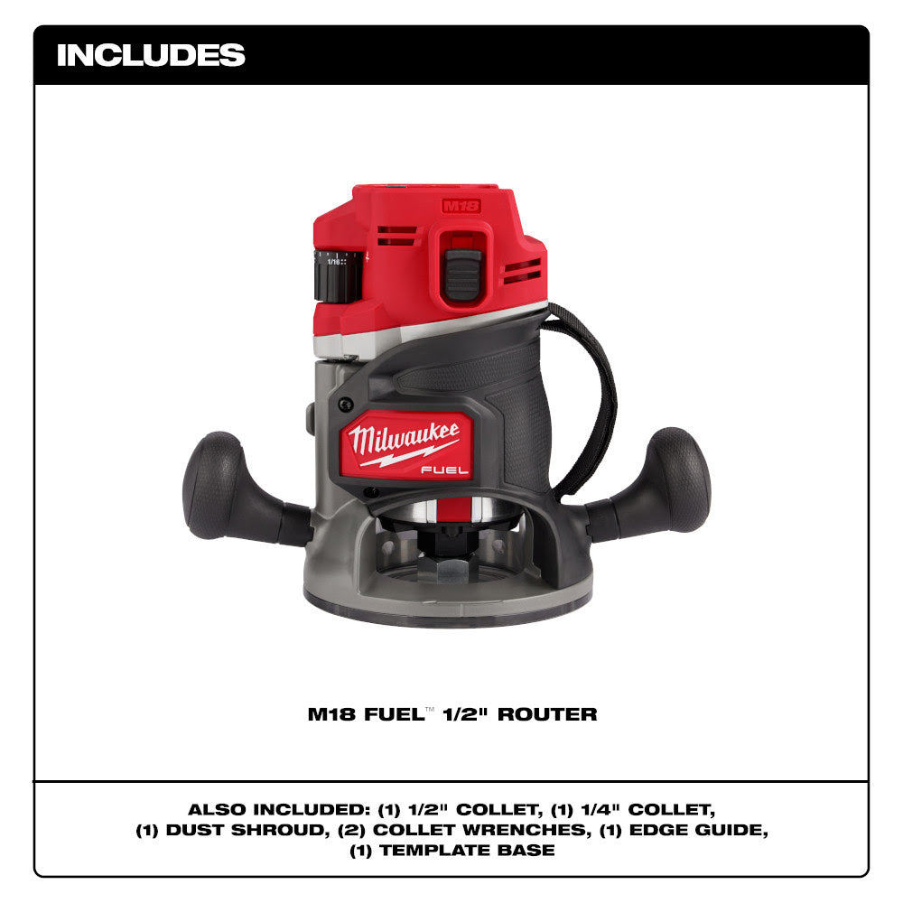 Milwaukee 2838-20 M18 FUEL  1/2 Router