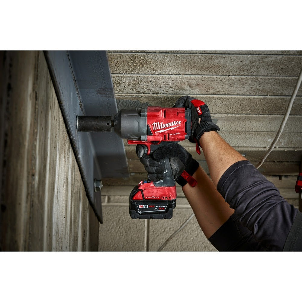 Milwaukee 2863-20 M18 FUEL ONE-KEY High Torque Impact Wrench 1/2 Friction Ring, Bare