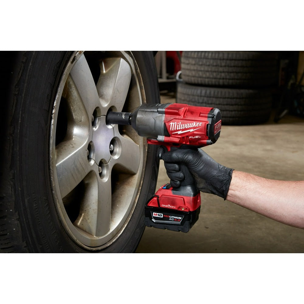 Milwaukee 2863-20 M18 FUEL ONE-KEY High Torque Impact Wrench 1/2 Friction Ring, Bare