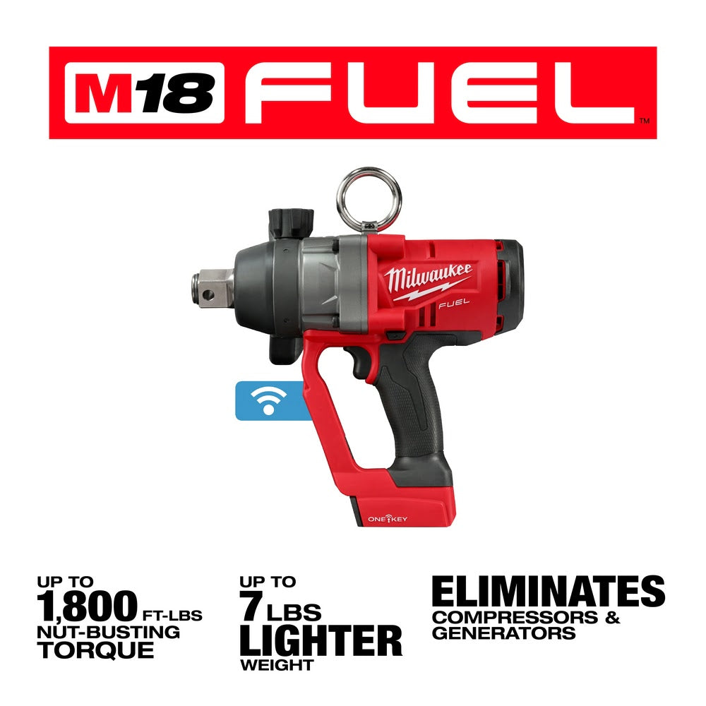 Milwaukee 2867-20 M18 FUEL 1 HTIW Impact Wrench w/ ONE-KEY Bare Tool