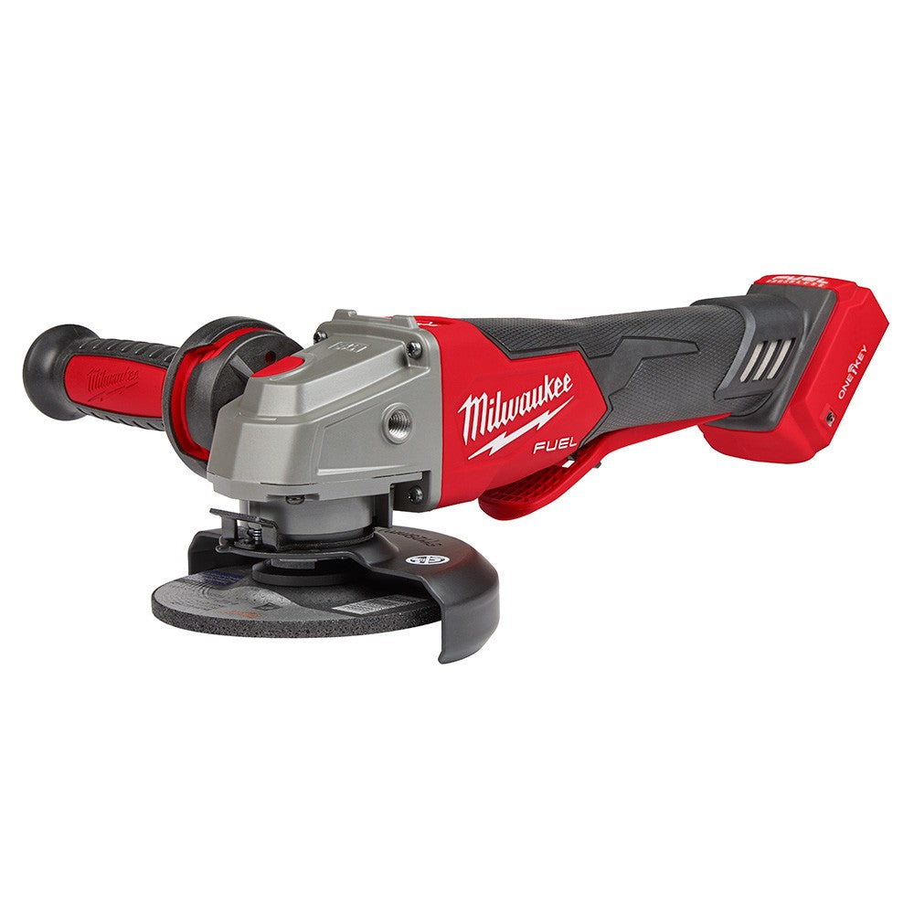 Milwaukee 2882-20 M18 FUEL™ 4-1/2/5 Braking Grinder w/ ONE-KEY™  Paddle Switch, No-Lock, Bare Tool