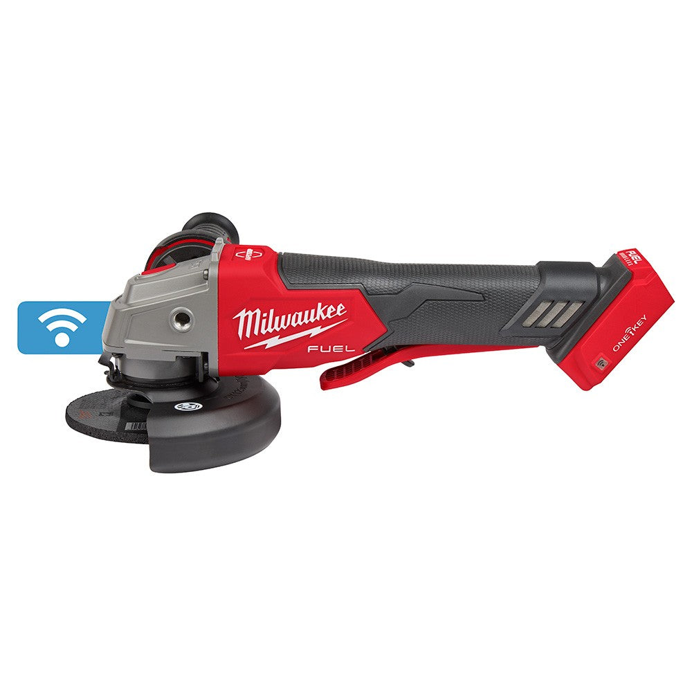 Milwaukee 2882-20 M18 FUEL™ 4-1/2/5 Braking Grinder w/ ONE-KEY™  Paddle Switch, No-Lock, Bare Tool