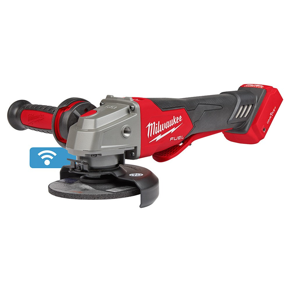 Milwaukee 2882-20 M18 FUEL™ 4-1/2/5 Braking Grinder w/ ONE-KEY™  Paddle Switch, No-Lock, Bare Tool